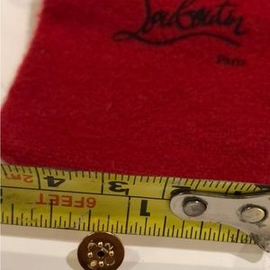 Christian louboutin 3 Gold stud